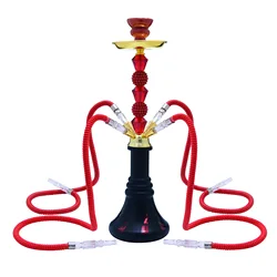 Four Tubes Shisha Hookah Delicate Durable Shisha Hookah Pipe Bottle Whole Set Shisha For Bar Lounge