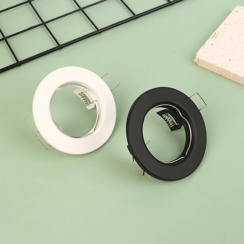 1Pc Down Light Frame Recessed LED Ceiling Downlight GU10 MR16 Ceiling Spot Lights Fixture Spot Light Fitting For Housing