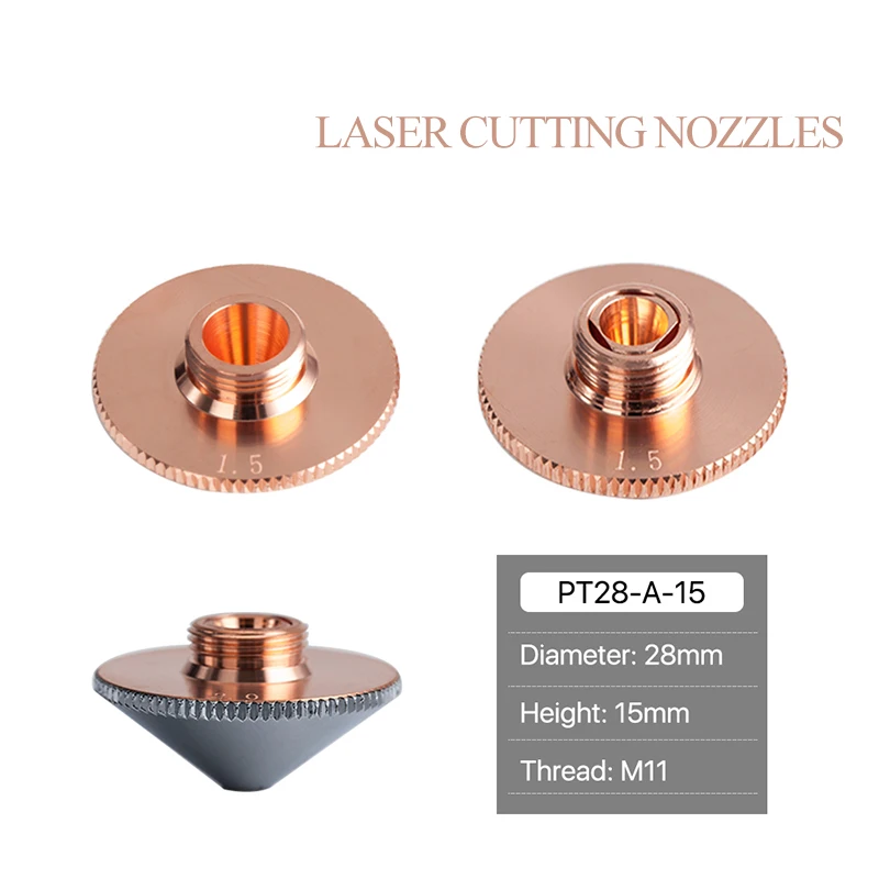 10 pcs Laser Nozzles Single Double Layer D28 D30 32mm for Raytools Fiber Cutting Machine