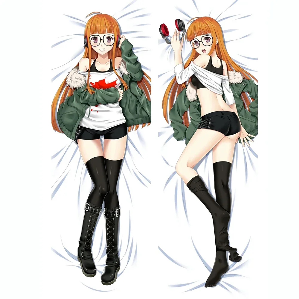 

Anime Persona 5 Futaba Sakura Dakimakura Sexy Girls Otaku Hugging Body Pillow Case Home Bedding Pillow Cover