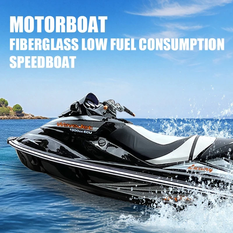 FIBERGLASS LAGE BRANDSTOF 4-taktmotor 1400cc Luxe Smart Water Supercar Motorboot Jetski Auto Boot
