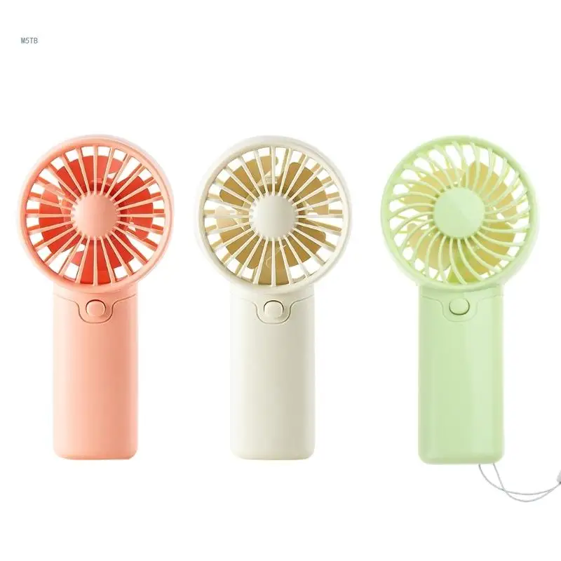 Handheld Fan 1.5V AAA Battery Small Pocket Portable Cooling Electric Fan for Travel Office Outdoor Cooling Fan Dropship