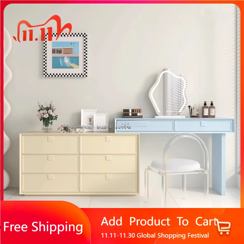 

Cosmetics Large Dressing Table Mirror Makeup Bedroom Storage Dressing Table Living Room Modern Penteadeira Trendy Furniture