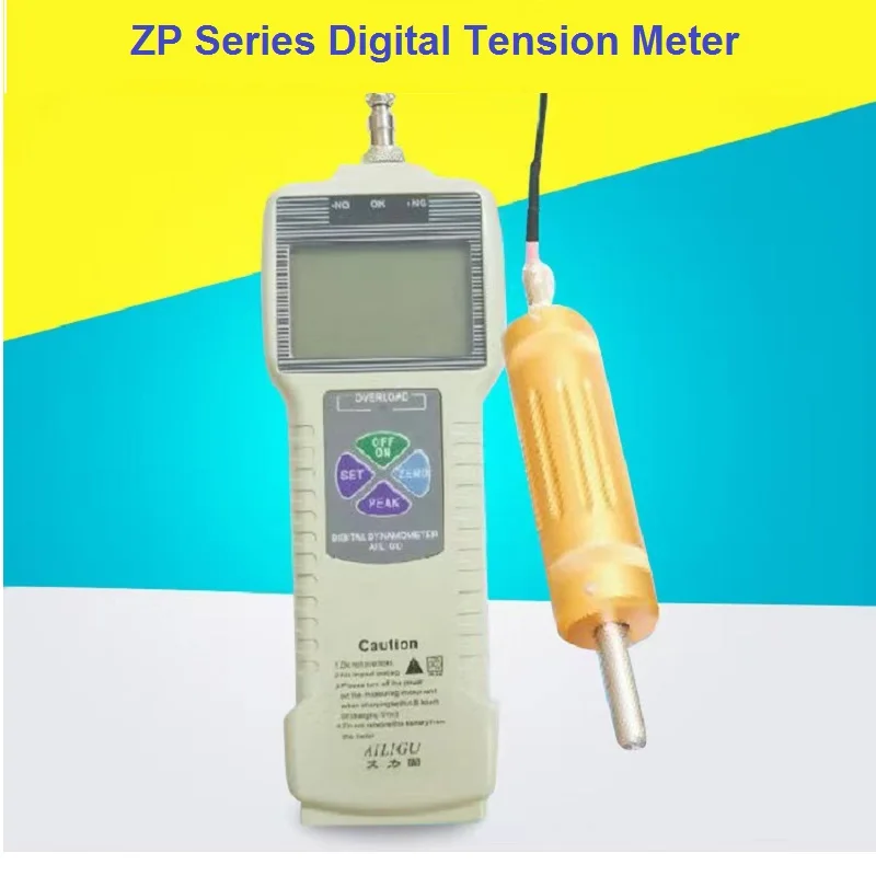 Imagem -03 - Digital Push Pull Tensão Tester Medidor de Força Kgf Lbf N-newton Zp5n Zp10n Zp20n Zp-50n Zp-100n Zp-1000n 5n para 1000n
