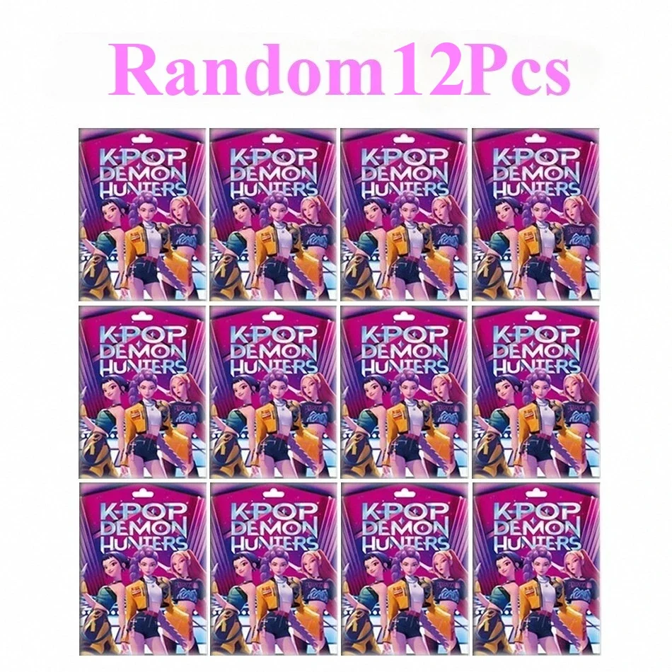 24pcs Kpop Demon Hunters Blind Box Mystery Box Collection Tiger Statue Desk Decoration Dolls Children Toys Halloween Gifts