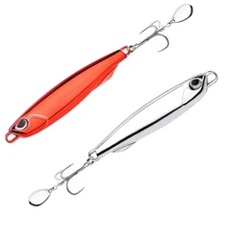 Metal Jig Bait 10g 15g 20g 30g 40g 60g 80g Mackerel Artificial Fishing Lure Sinking Far Casting Jigging Bait Spoon Spinnerbait