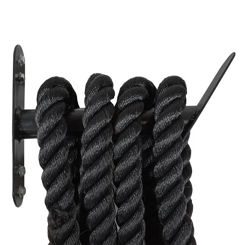 

Body Weight Strength Training Heavy Duty Wall Mount Storage Hook Climbing Rope Battle Rope Hangerpromote sales