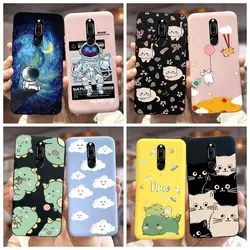For Huawei Nova 2i Case 5.9'' Lovely Candy Painted Back Cover Soft Silicone TPU Phone Case For Huawei Mate 10 Lite Nova2i Fundas