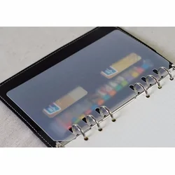 2 Pcs/ set Transparent Separated Plate for A5 Personal A7 Spiral Rings Notebook 6 Hole Loose Leaf Diary Journal Accessory