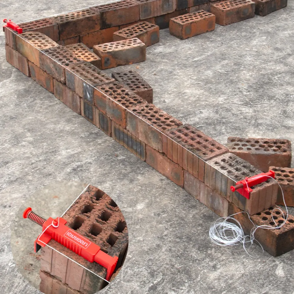 AEE8-Brick Leveling Line Runner Bricklaying Measuring Drawing Leveler Construction Masonry Building Wire Puller Tools