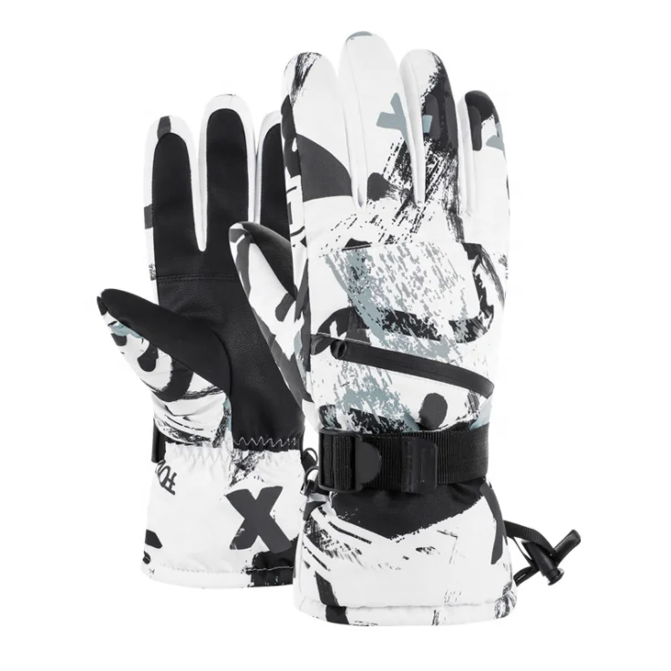 Waterproof and snow-proof cycle winter gloves touch screen custom waterproof winter ski gloves