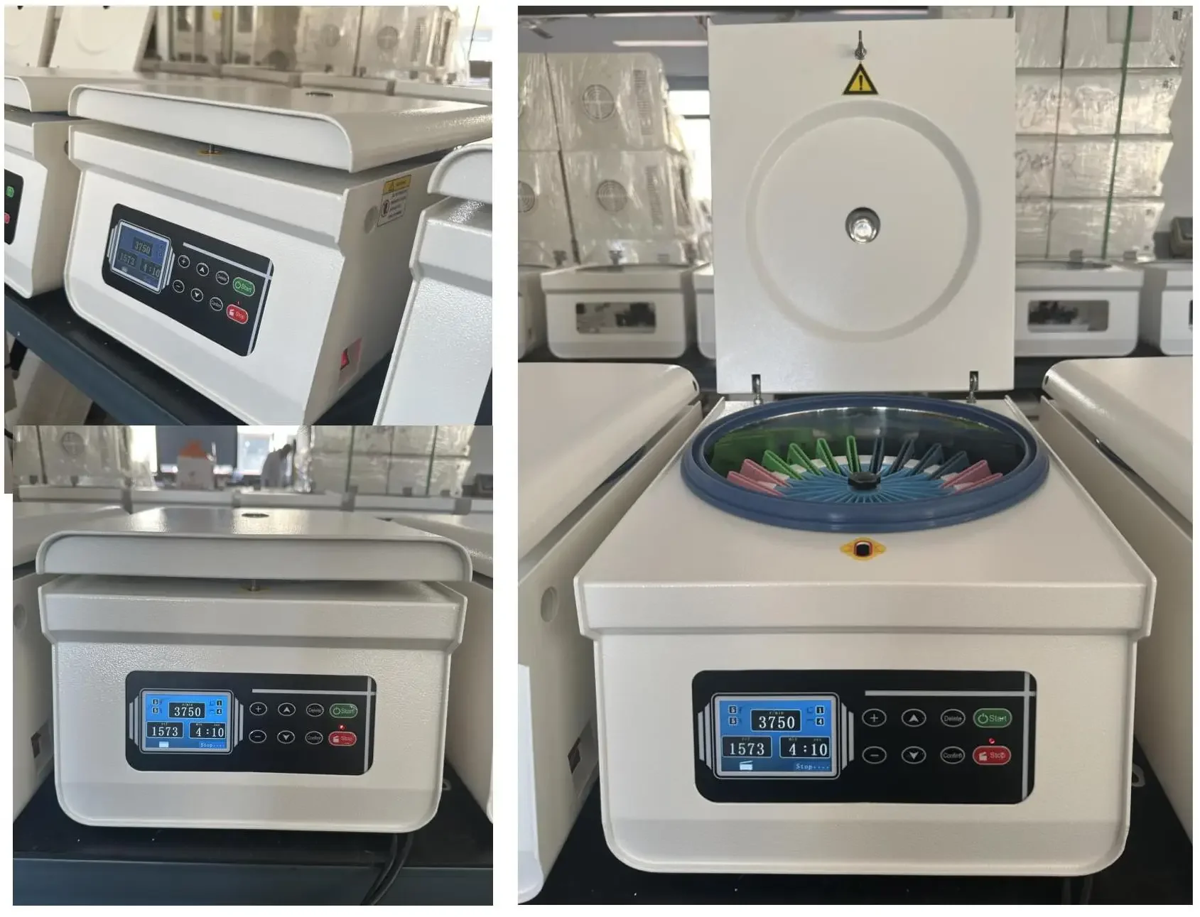 4000rpm Centrifuge 12 Gel Card Red Cells Wash Rotor  Group Serology Normal-test Centrifugal Machine