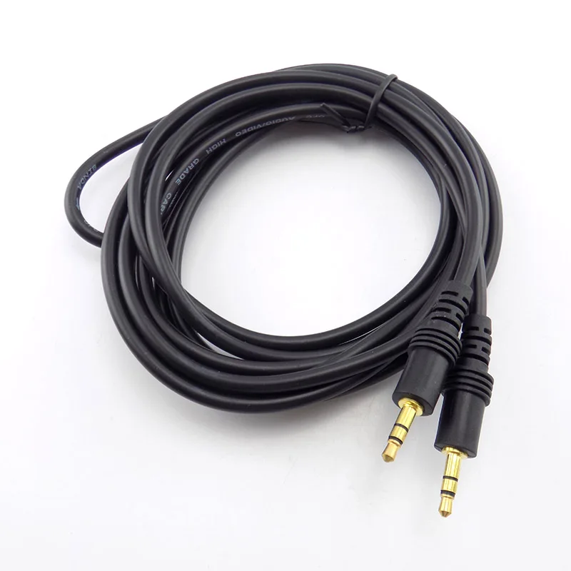 1.5/3/5/10M 3.5mm męski do męskiego Jack Audio Stereo Aux AV Przedłużacz kabla do głośnika audio TV Komputer Laptop odtwarzacz W28