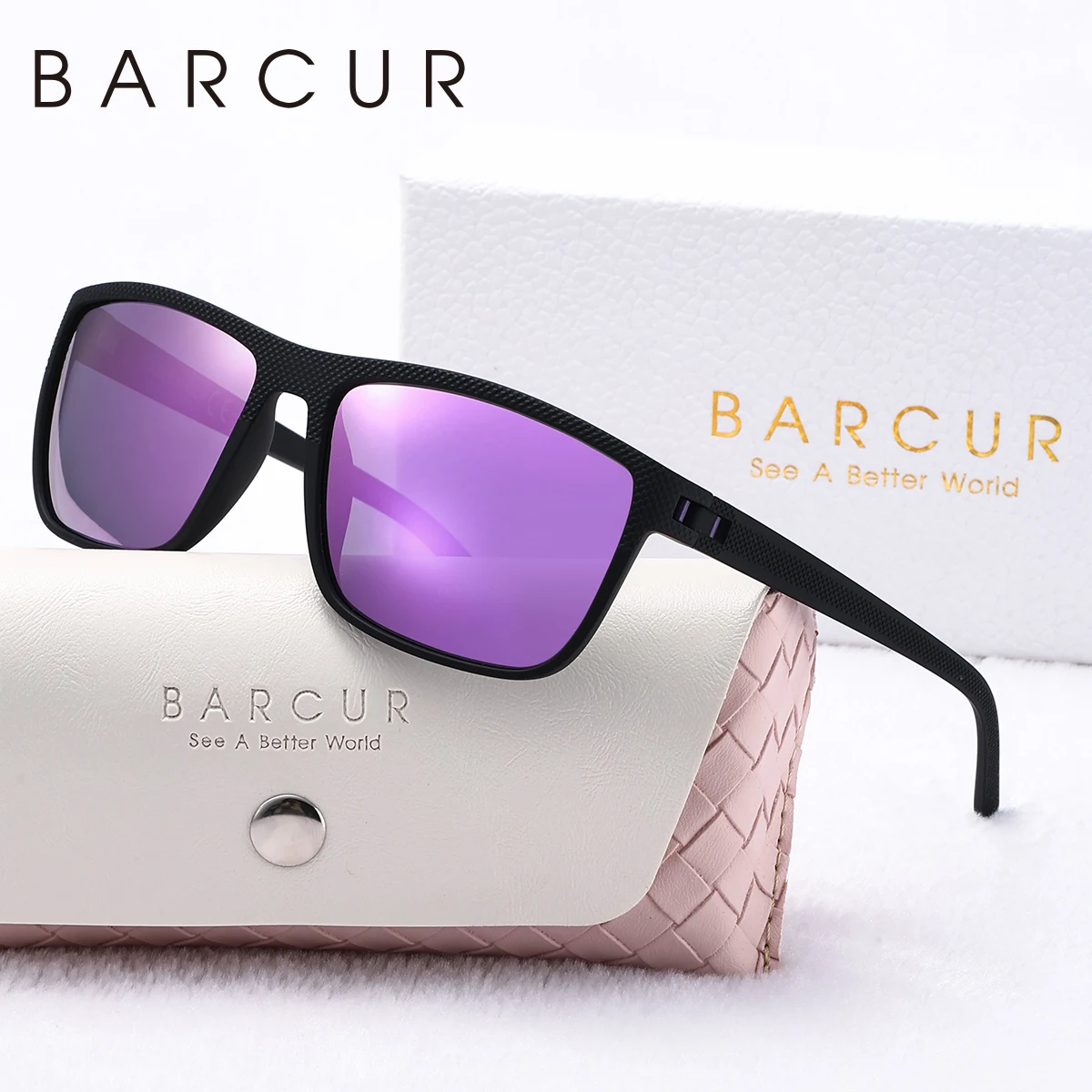 BARCUR Brand Original Polarized Sunglasses Light Weight  display picture 2