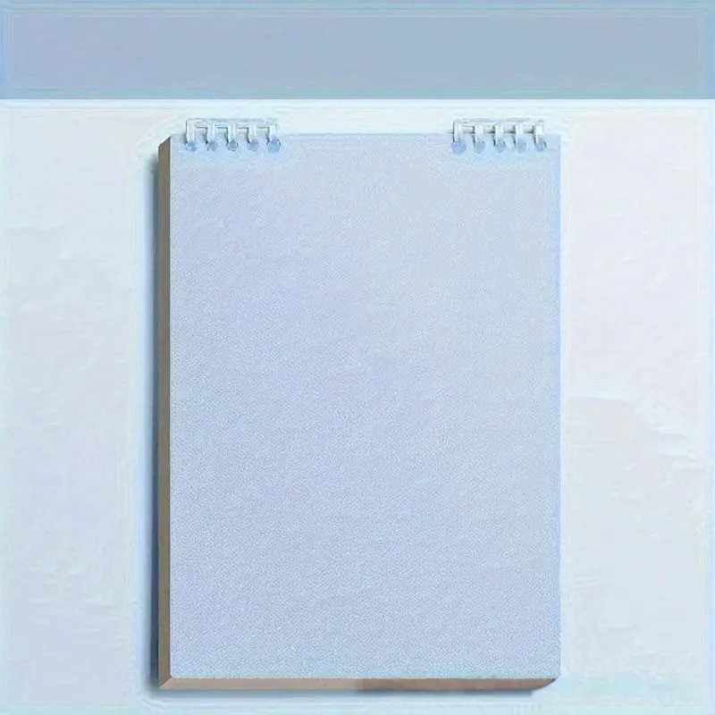 Refillable Spiral Notebook - Top-Flip Binding, Detachable Pages, A5 Lined Journal for Students