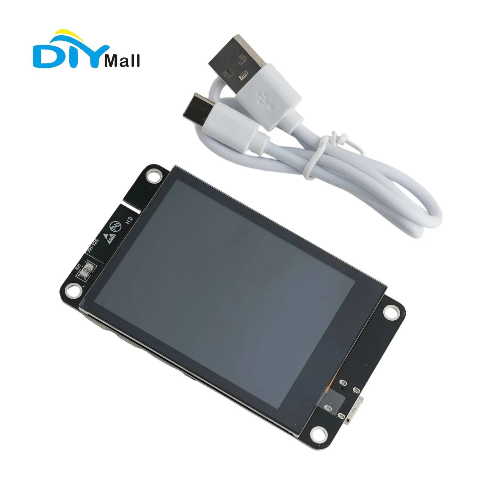 DIYmall NiceMCU-32S DEV2.0 Development Board 2.8 Inch TFT Touch Screen WiFi BT USB Type-C CH340C TF Card Audio Amp for Makers