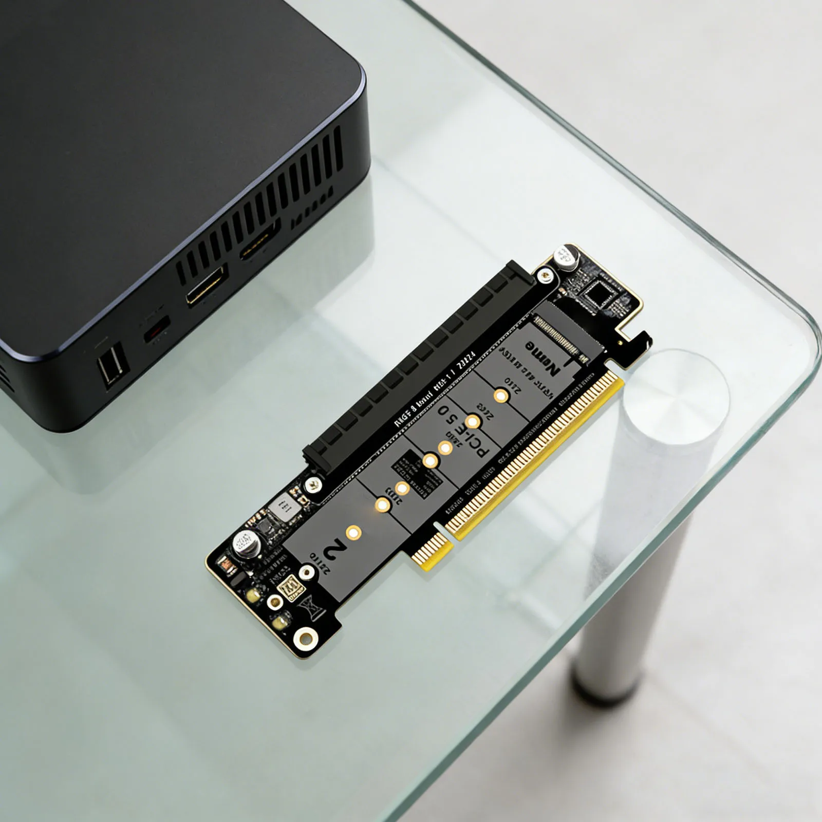 

Карта расширения PCIe 5.0 с портом M.2 NVMe для компьютера или ноутбука