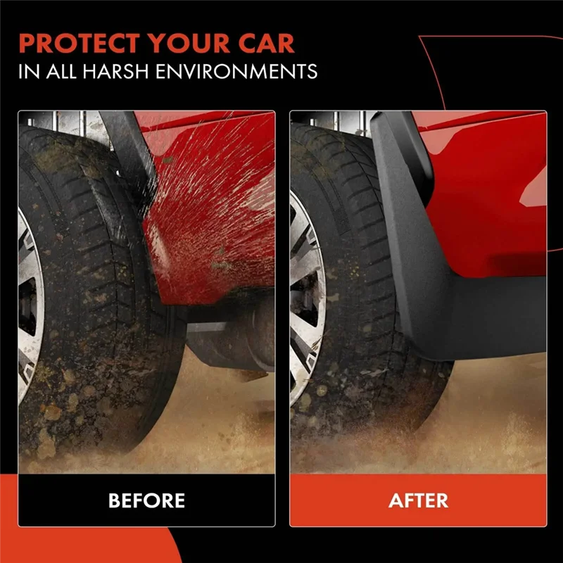 4PCS Car Mudguard M…