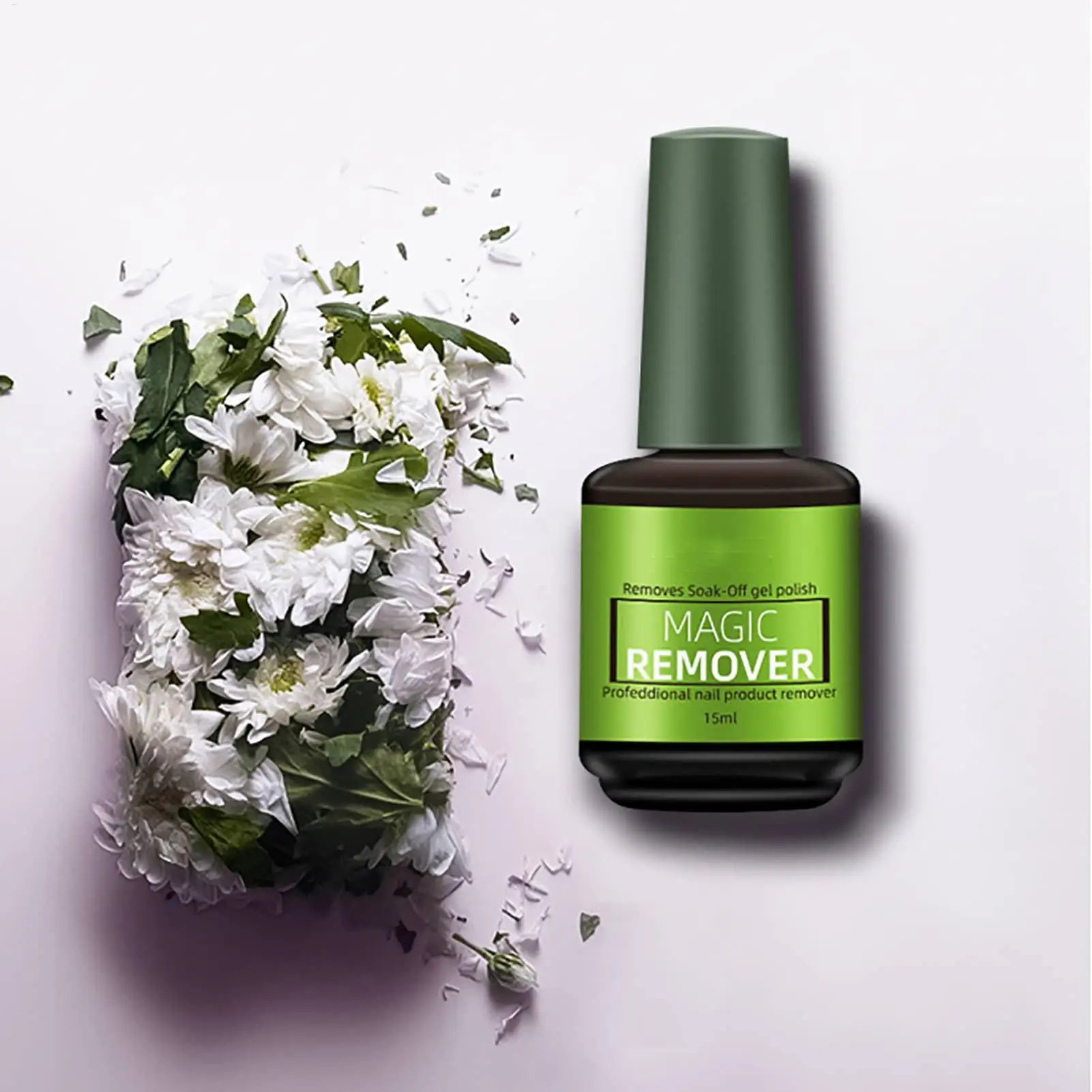 مزيل جل طلاء الأظافر 15 مل عامل التنظيف السريع لجل الأظافر مانيكير نظافة لوازم للسفر صالون تجميل المنزل