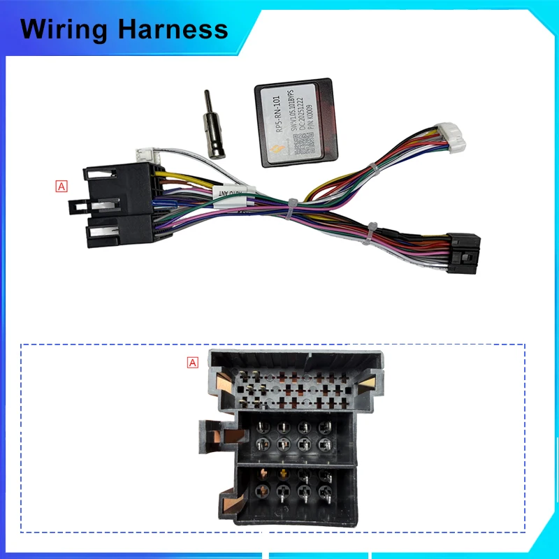 Car 16 pin Wiring Harness Adapter Canbus Box Decoder For Renault Duster Laguna 3 Sandero Android Radio Power Cable