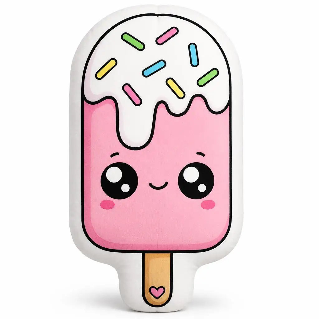 Popsicle Cartoon Creamy Ice Cream Plush Pillow Cushion Funny Stuffed Throw Pillow Home Decor Gift Sofa Bed Baking Dessert shops