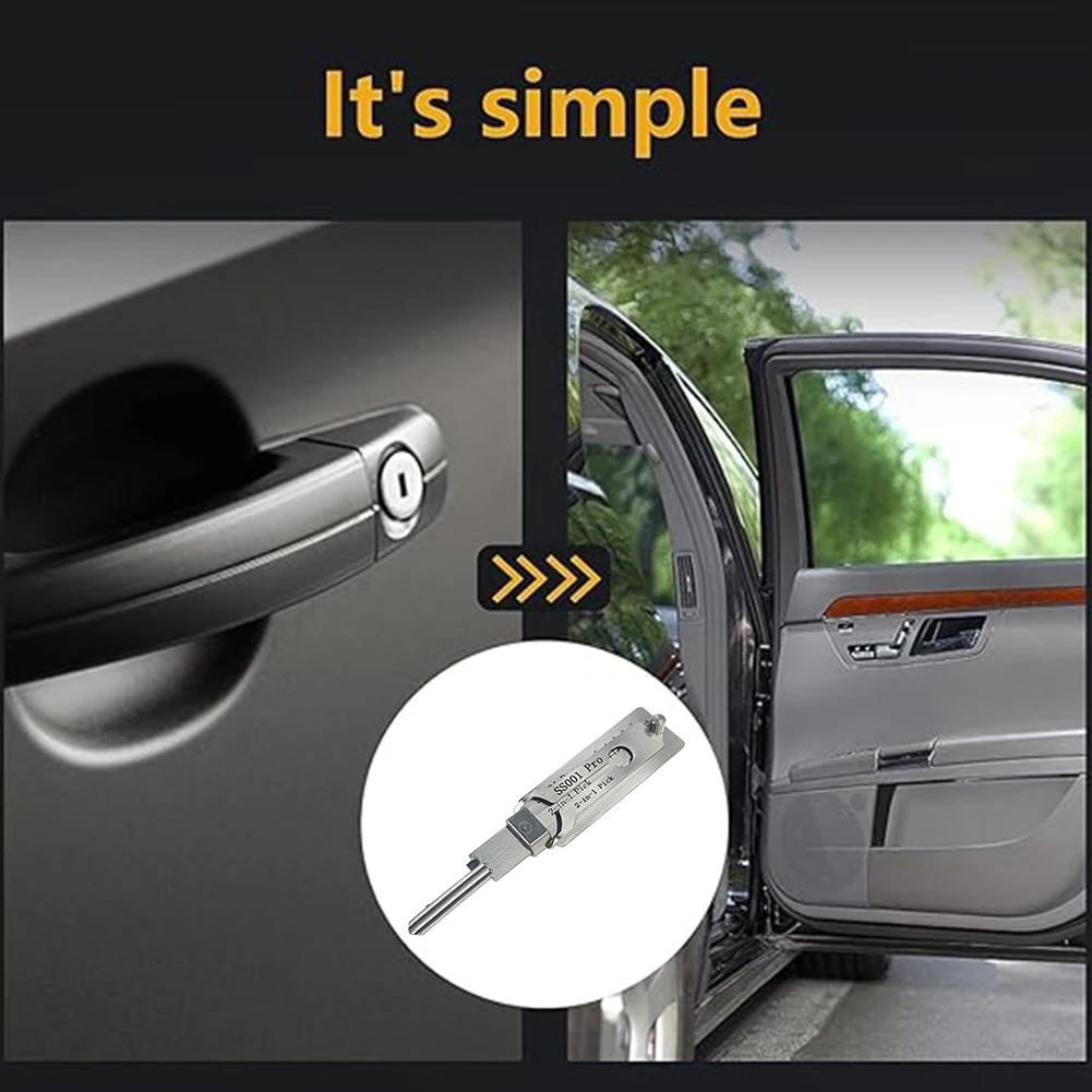 SS001 Key Decoder Hook Tool Pickup Hand Tool Stainless Steel Precision Tool O-ring Pickup Kit Maintenance Repair Kit ﻿