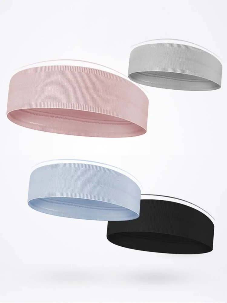 AliExpress NONE Unisex Sports Headband Sweatband Non-Slip Elastic Hair Band Breathable Moisture Wicking Head Wrap for Running Fitness Cycling