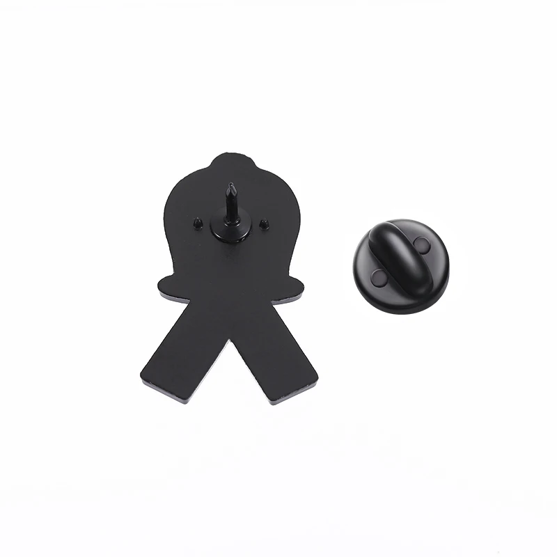 السرطان الشريط المينا دبابيس مخصصة Ptsd لا العنف الصحة العقلية الوعي شارات الملابس التلبيب دبابيس مجوهرات هدية لصديق #4