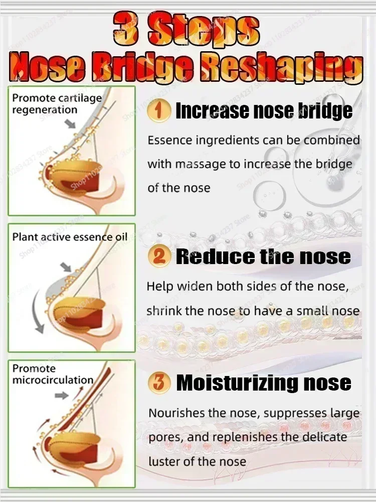 Nose Lift Up Essential Oil Natural Care Thin Small Nose Up