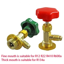 R12  R22 R410 R134A Air conditioning liquid filling safety valve open valve bottle opener refrigerant special fluoride tool