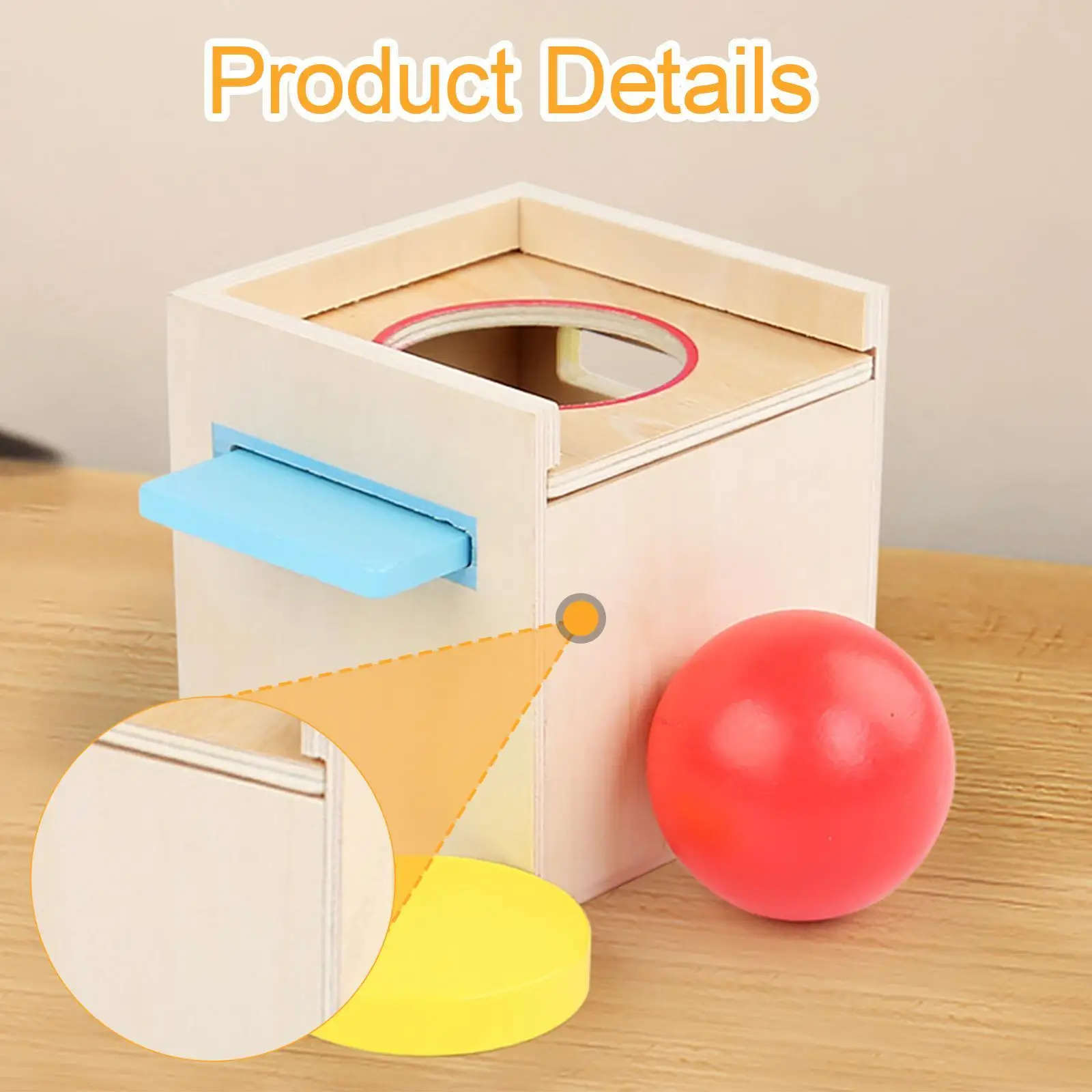 Boîte de permanence d'objets, boîte de dépôt, développement des garçons et des filles, jouet de Coordination œil-main, Classification des couleurs à trois formes