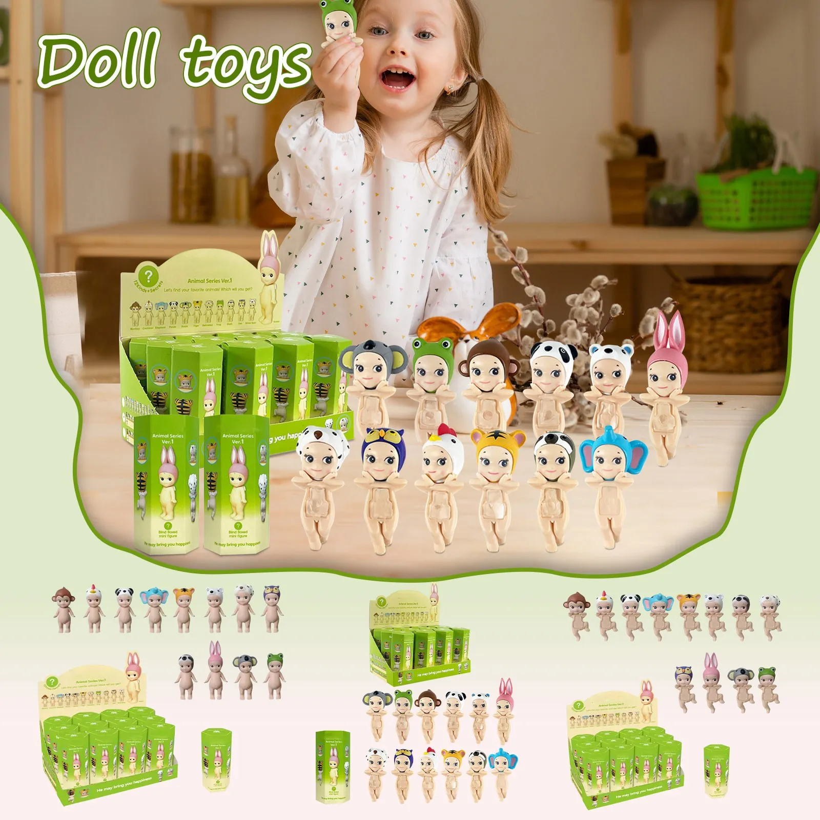 كشف العوالم الغامضة للعجائب المجنحة التماثيل الملاك المثير للاهتمام في المفاجأة صندوق أعمى الملاك هيبر سلسلة الحلم الشكل