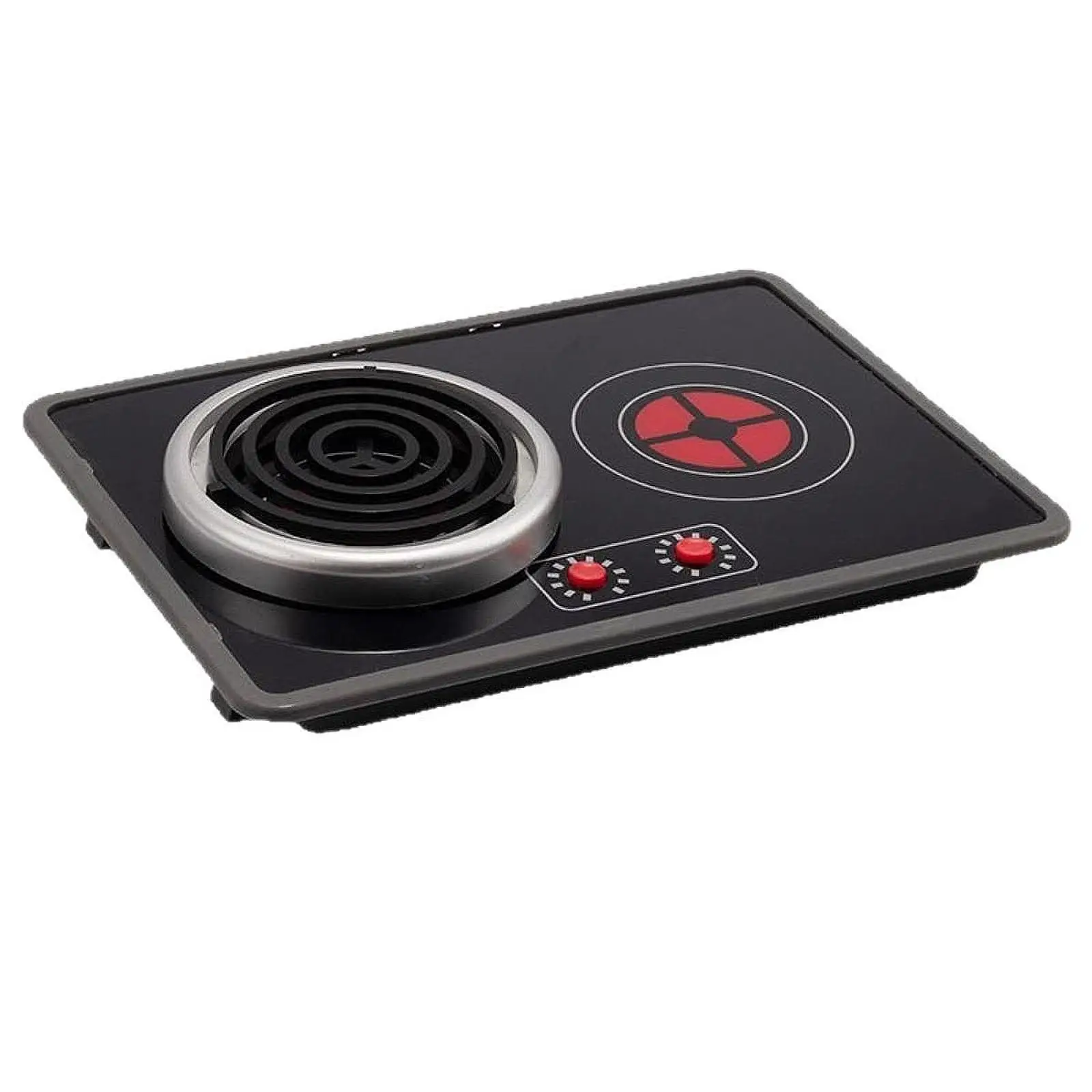 Simulation Induction Cooker Wooden Kitchen Toys Kids Kitchen Play Toy Parts Acrylic Stove Toy Interactive Role Play for Girls