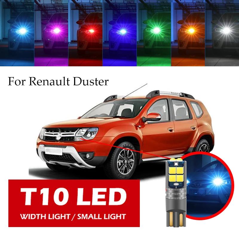 

1ps T10 LED W5W For Renault Duster Door Light, Small Headlight, Car Boot, License Plate Light