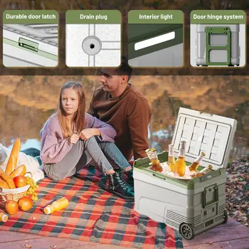 G65E Alpicool 可拆卸電池露營車冰箱,適用於交流電//12/24V-240V 車載家用兩用 10 最佳銷售 阿爾皮酷電池 - №8