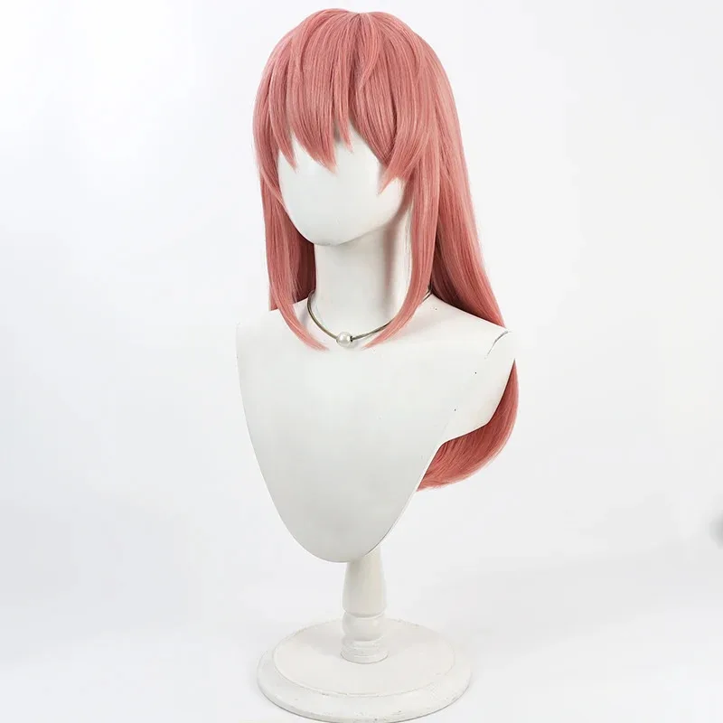 

2025 aaa Tougen Anki Homare Byobugaura Cosplay Wig 70cm Long Straight Pink Heat Resistant Synthetic Hair
