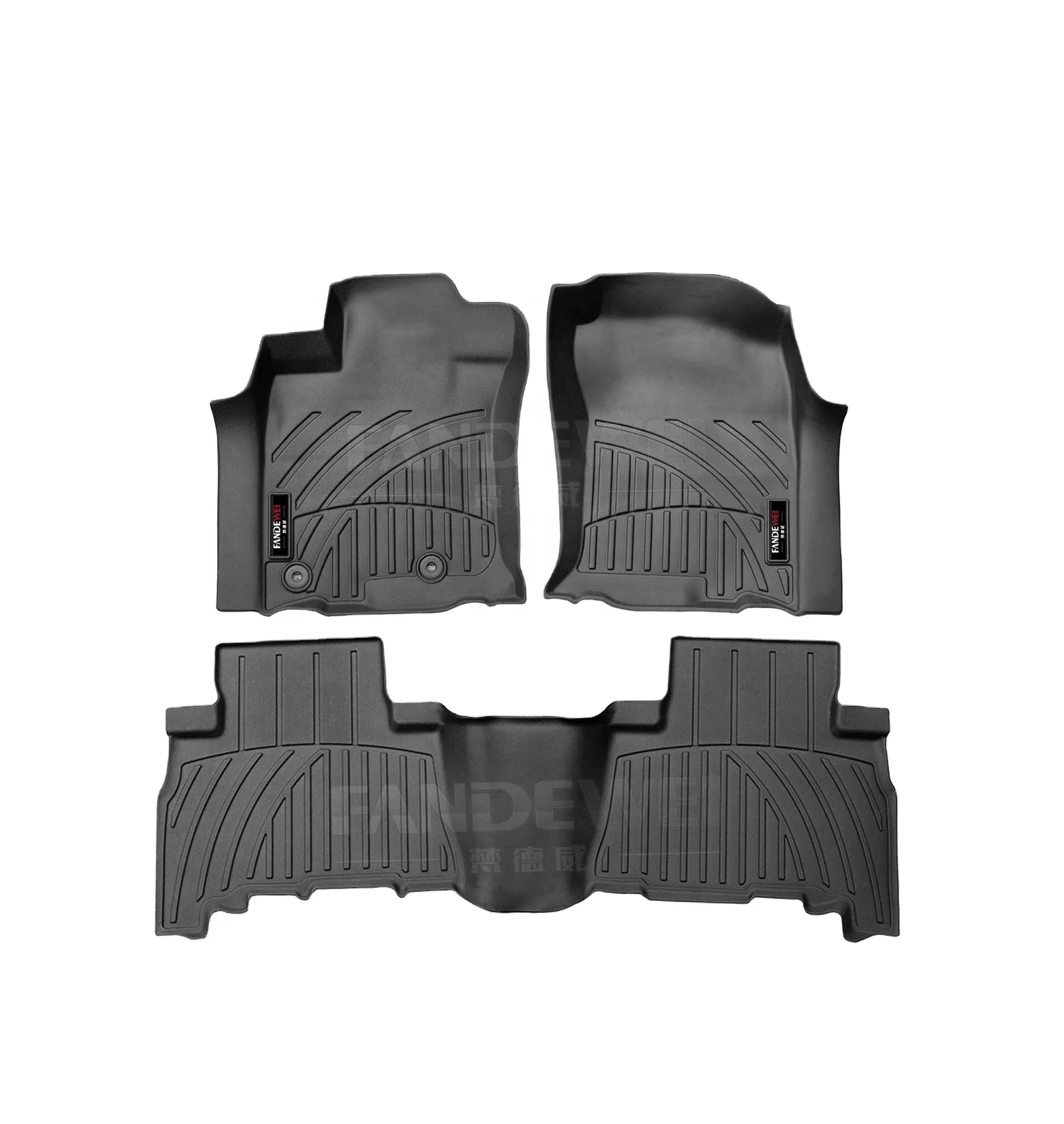 Odorless Custom Car Mats Anti-slip Easy to Clean Carpets Use for TOYOTA PRADO LC120
