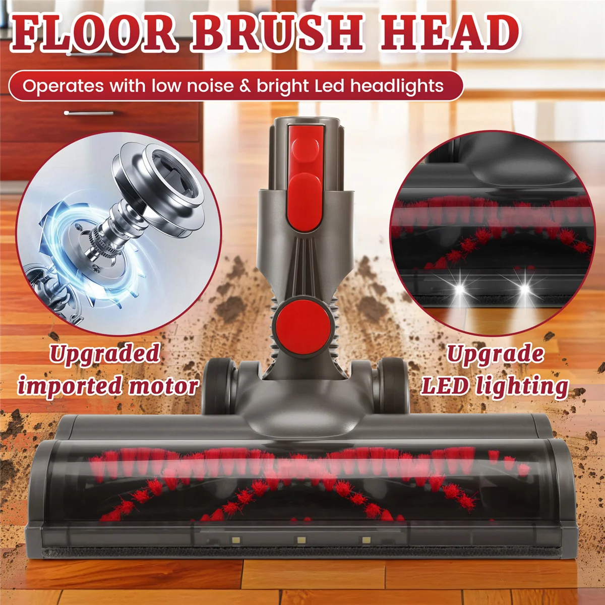 Современная турбинная щетка для насадки для пола пылесоса Dyson