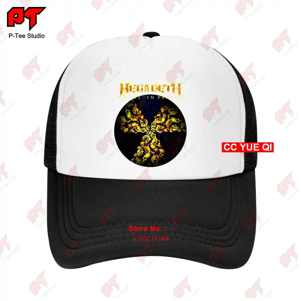 Megadeth 'Rust In Peace 30Th Anniversary' Baseball Caps Truck Cap 3E3S