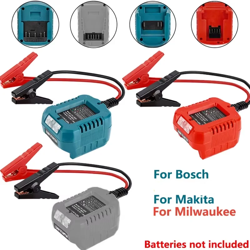 Car Jumper Jump Replacement Charger for Dewalt/Makita/Milwaukee/Bosch18V Li-ion Battery 11AWG Jump Starter Battery Booster Cable