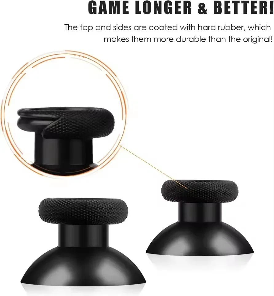 10 قطعة استبدال Thumbsticks ل PS5 PS4 PS3 تحكم التناظرية Thumb Sticks ل XBOX ONE سلسلة 360 عصا التحكم قبعات إصلاح أجزاء