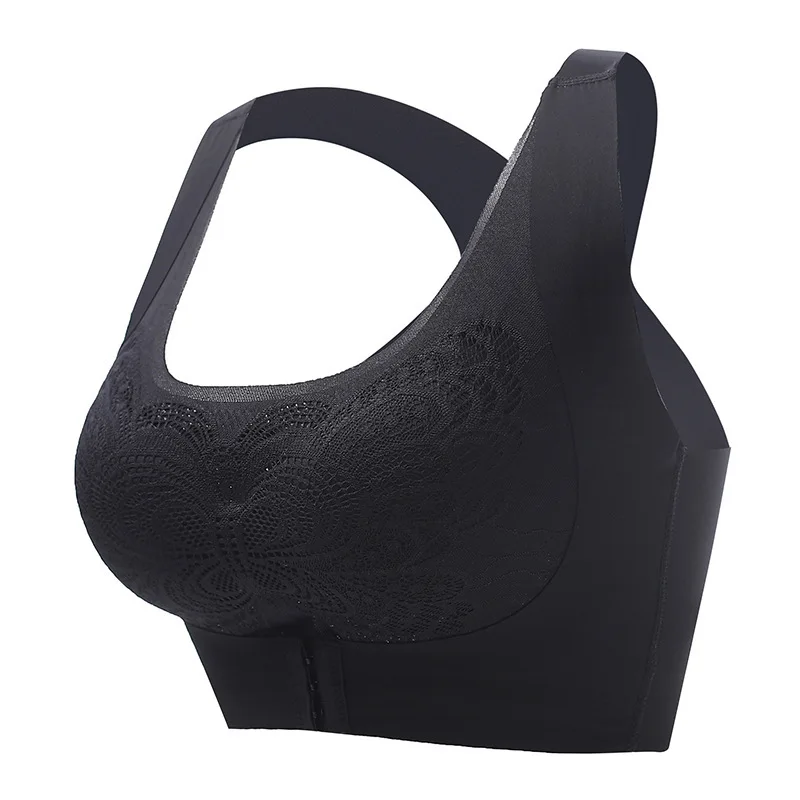 Bras for Women Front Buckle Adjustable Bra Gather No Steel Ring Underwear Two-in-one Correction Hunchback No Trace Beauty Back