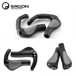 ERGON-empuñaduras ergonómicas para manillar de bicicleta, empuñaduras de goma bloqueables, extendidas, para bici de montaña, GP1, GP3, GP5