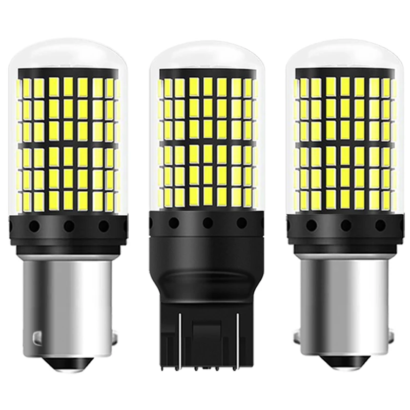 

1 PCS Car Signal Lights P21W 1156 BA15S BAU15S 7443 W21W LED Bulbs Canbus 12V/24V Super Bright Tail Reverse Parking Backup Lamps