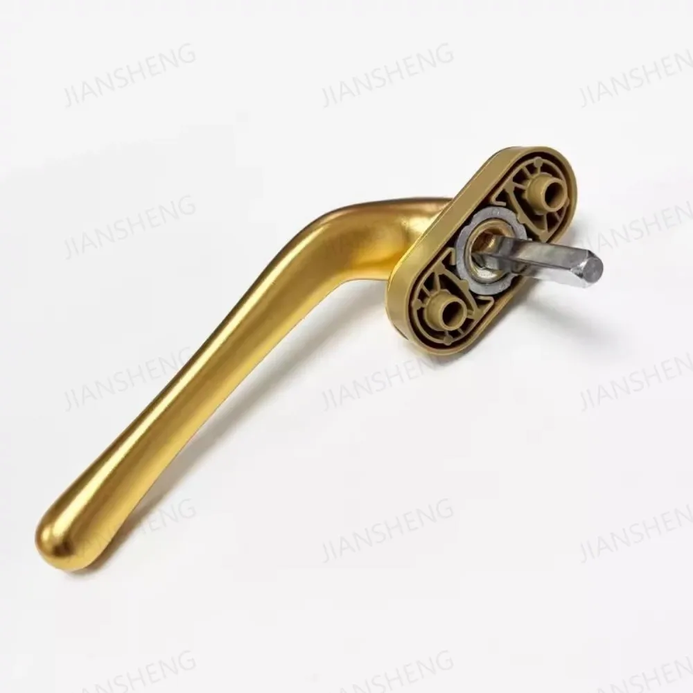 Рюыыыыы مقبض سبائك الألومنيوم نافذة بابية قفل مقبض الباب نافذة مقبض اليسار اليمين المطبخ الذهبي