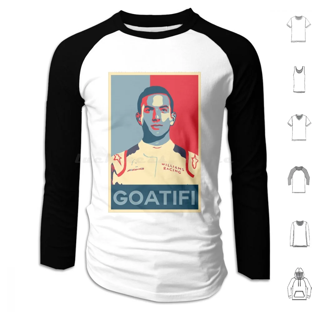 Nicholas Latifi Goatifi Meme-Hope Poster Style Hoodies Long Sleeve Nicholas Latifi Latifi Goatifi Race Tracks 2022