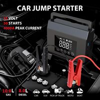 LONLINK Portable Car Jump Starter Air Pump Air Compressor 150PSI 4000A Fast Battery Jump Starter Charger Type-C Quick Charge