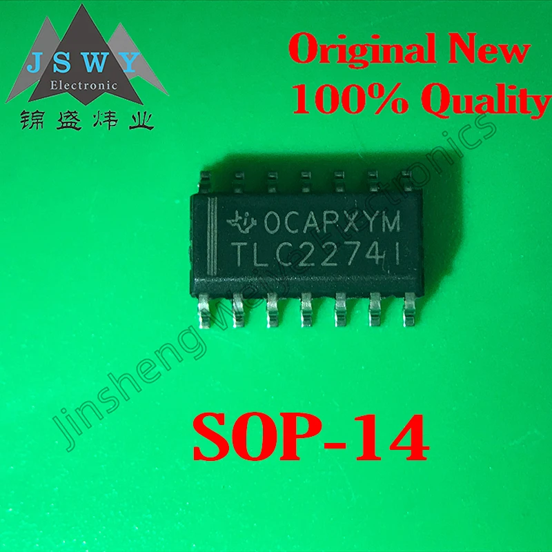 

5PCS TLC22741 TLC2274IDR TLC2274 SOP-14 100% original imported operational amplifier chip