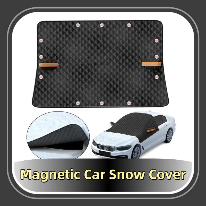 

Car Snow Cover Windscreen Snow Cover with Magnet Winter Outdoor Waterproof Car Sun Visor Auto Windshield Sunshade