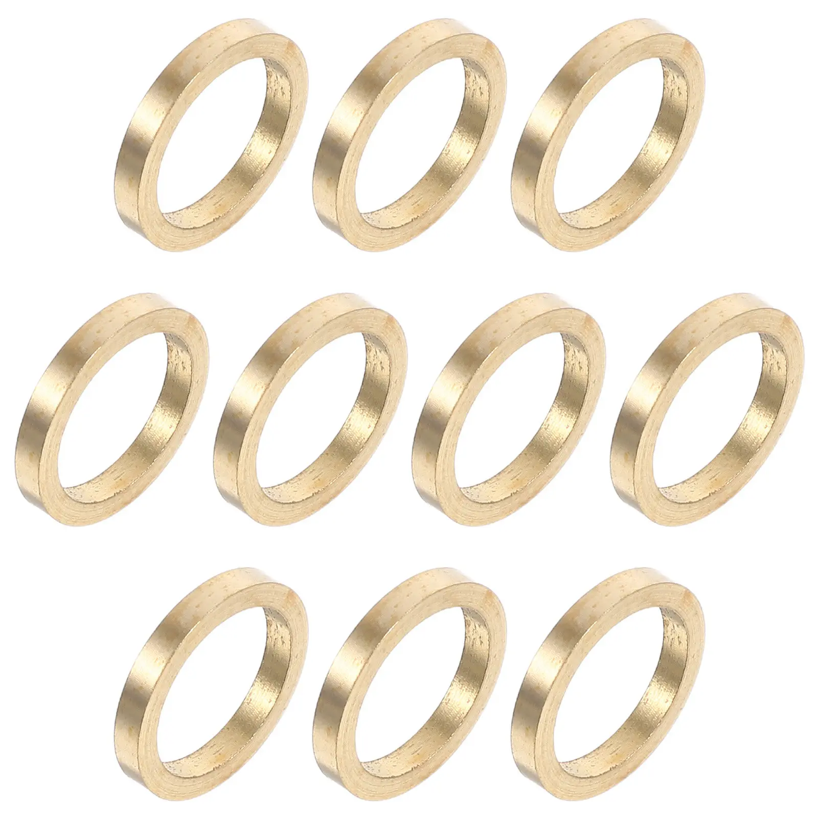 10Pcs Thin Copper Washers Precision Flat Gaskets for Door Alignment Shims Hinge Stabilizers Cabinet Sliding Pivot Doors